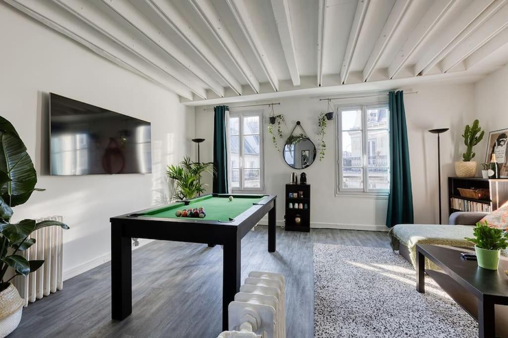 Nice Flat With Billard And View Paris Extérieur photo